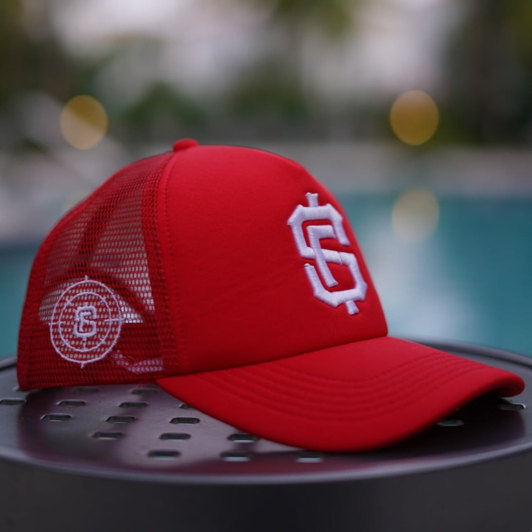 SF TRUCKER HATS (RED)