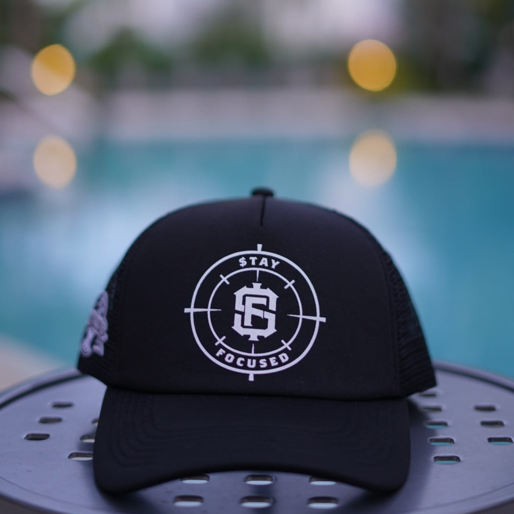 SF TRUCKER HATS (BLACK)